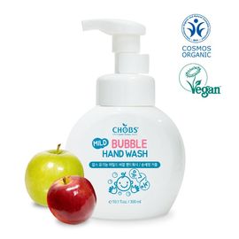 CHOBS Organic Vegan Mild Bubble Hand Wash 300ml Gentle Moisturizing Foaming Soap _ Made in Korea